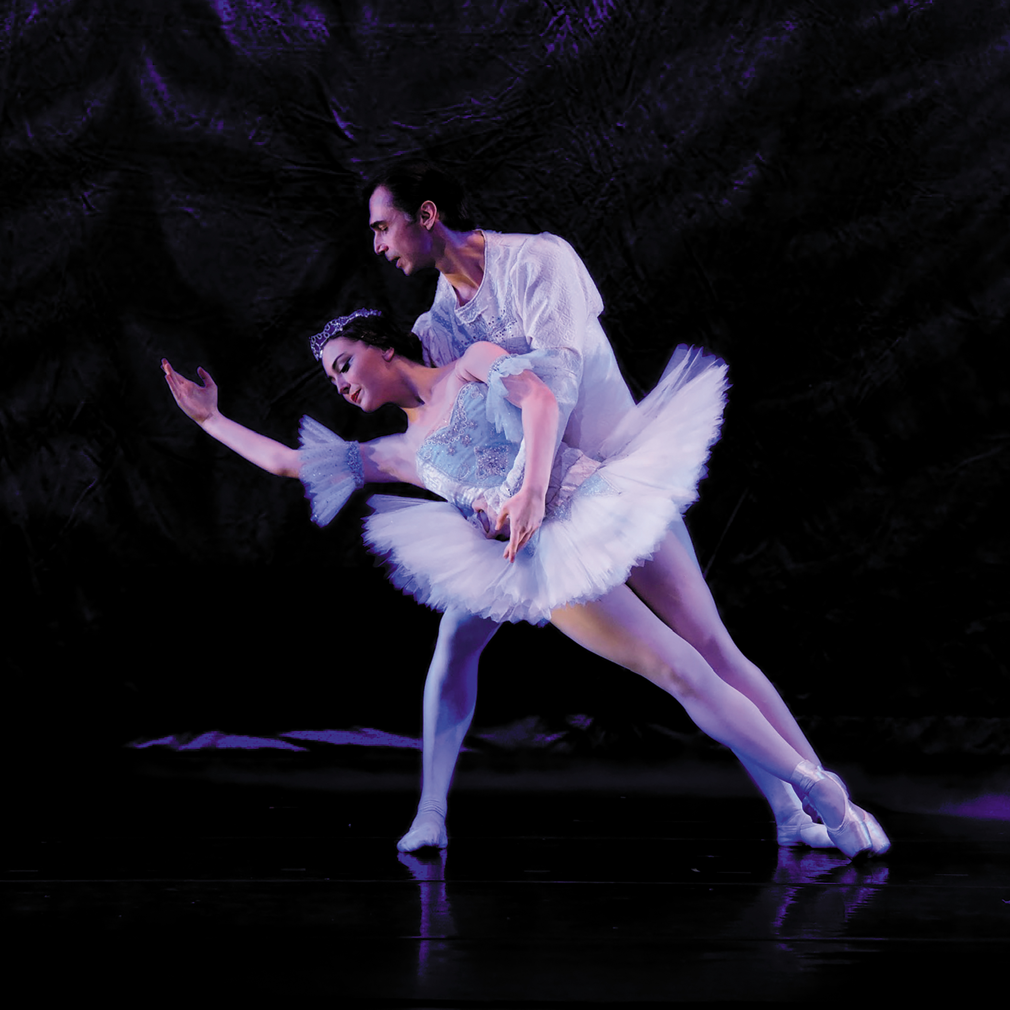 Ballerinas dancing The Nutcracker